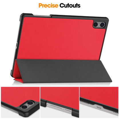Smart Case for Teclast T50 Pro , PU Leather Shockproof Tri-fold Stand Tablet Cover