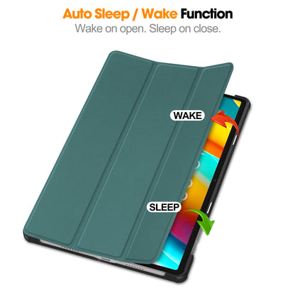 Smart Case for Teclast T50 Pro , PU Leather Shockproof Tri-fold Stand Tablet Cover