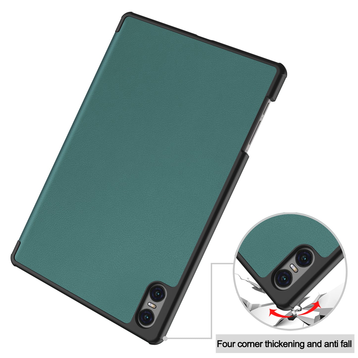 Smart Case for Teclast T50 Pro , PU Leather Shockproof Tri-fold Stand Tablet Cover
