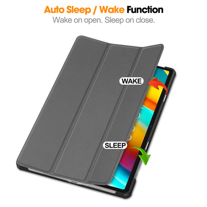 Smart Case for Teclast T50 Pro , PU Leather Shockproof Tri-fold Stand Tablet Cover