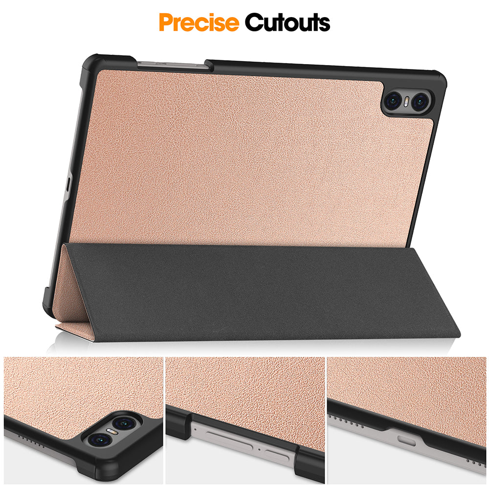 Smart Case for Teclast T50 Pro , PU Leather Shockproof Tri-fold Stand Tablet Cover