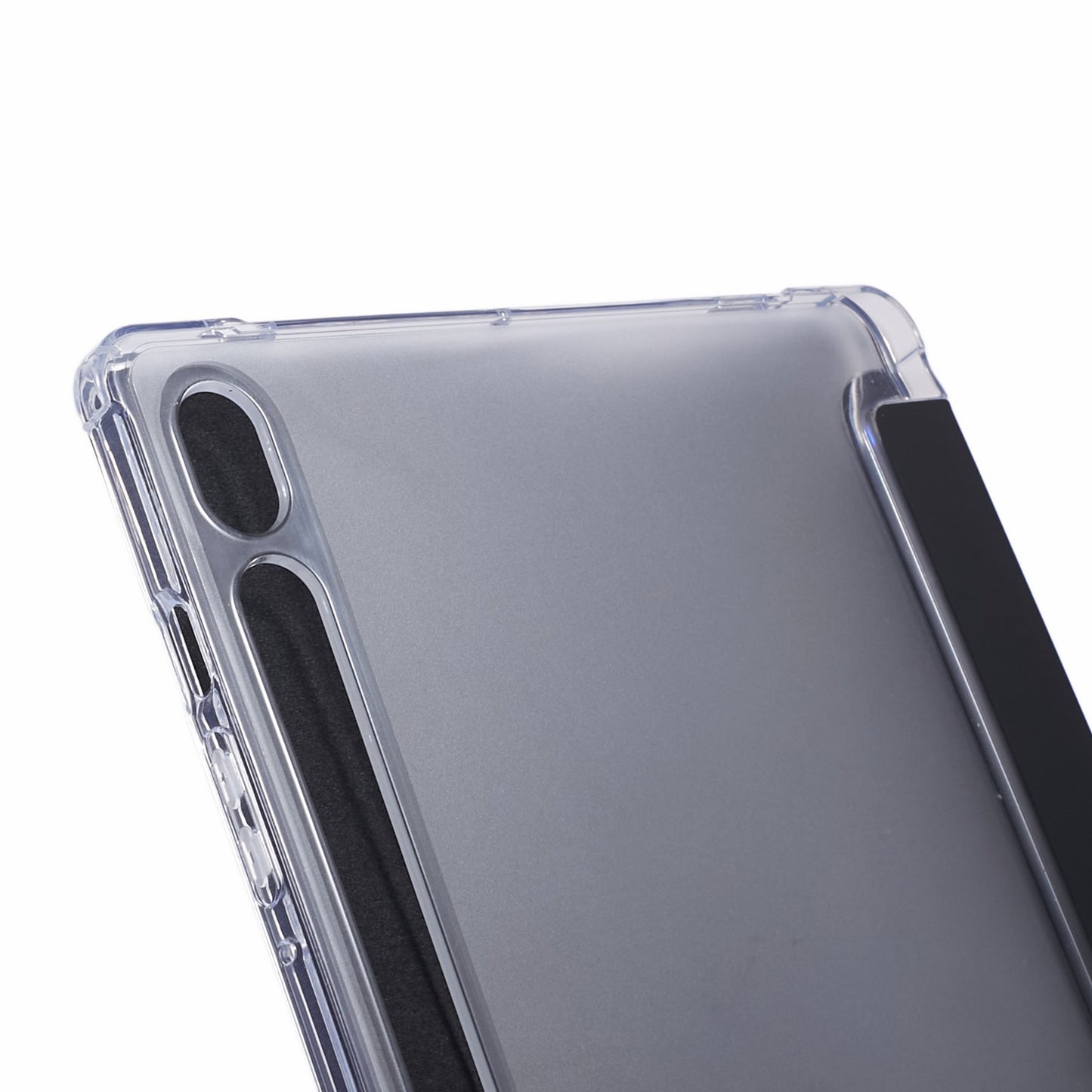 For Samsung Galaxy Tab S9 PU+Acrylic+TPU Case Origami Tri-fold Stand Tablet Cover Auto Wake  /  Sleep Shockproof Case