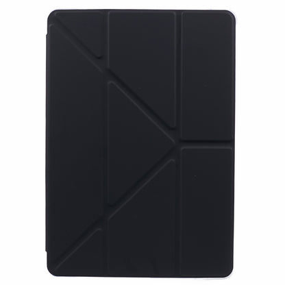 For Samsung Galaxy Tab S9 PU+Acrylic+TPU Case Origami Tri-fold Stand Tablet Cover Auto Wake  /  Sleep Shockproof Case
