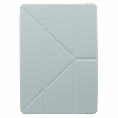 For Samsung Galaxy Tab S9 PU+Acrylic+TPU Case Origami Tri-fold Stand Tablet Cover Auto Wake  /  Sleep Shockproof Case