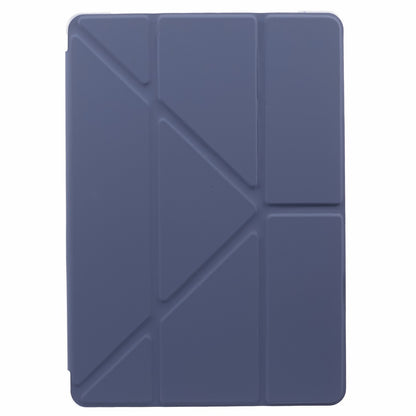 For Samsung Galaxy Tab S9 PU+Acrylic+TPU Case Origami Tri-fold Stand Tablet Cover Auto Wake  /  Sleep Shockproof Case