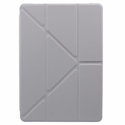 For Samsung Galaxy Tab S9 PU+Acrylic+TPU Case Origami Tri-fold Stand Tablet Cover Auto Wake  /  Sleep Shockproof Case