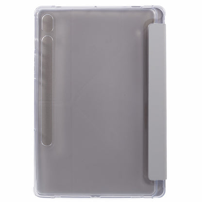 For Samsung Galaxy Tab S9 PU+Acrylic+TPU Case Origami Tri-fold Stand Tablet Cover Auto Wake  /  Sleep Shockproof Case