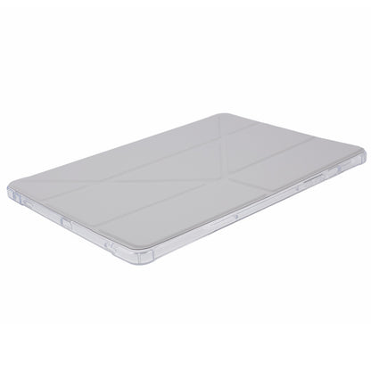 For Samsung Galaxy Tab S9 PU+Acrylic+TPU Case Origami Tri-fold Stand Tablet Cover Auto Wake  /  Sleep Shockproof Case