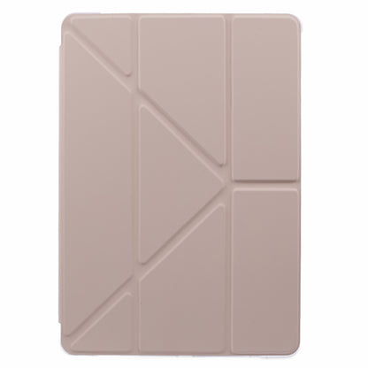For Samsung Galaxy Tab S9 PU+Acrylic+TPU Case Origami Tri-fold Stand Tablet Cover Auto Wake  /  Sleep Shockproof Case