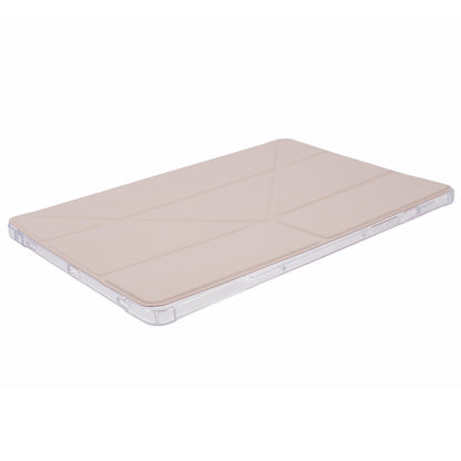 For Samsung Galaxy Tab S9 PU+Acrylic+TPU Case Origami Tri-fold Stand Tablet Cover Auto Wake  /  Sleep Shockproof Case