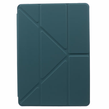 For Samsung Galaxy Tab S9 PU+Acrylic+TPU Case Origami Tri-fold Stand Tablet Cover Auto Wake  /  Sleep Shockproof Case