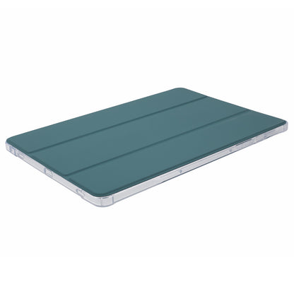 For Samsung Galaxy Tab S9 Shockproof Case Tri-fold PU+Acrylic+TPU Tablet Cover Support Auto Wake / Sleep