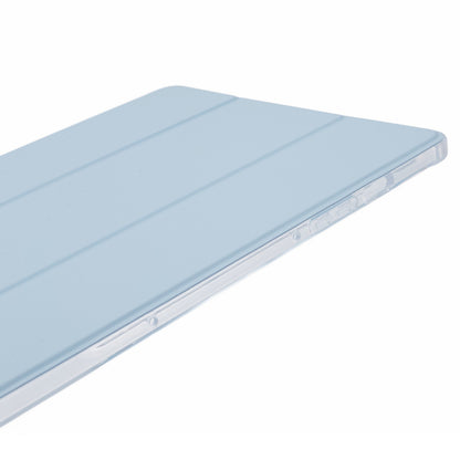 For Samsung Galaxy Tab S9 Shockproof Case Tri-fold PU+Acrylic+TPU Tablet Cover Support Auto Wake / Sleep