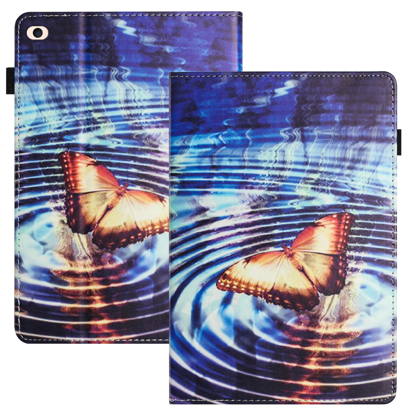 For iPad mini (2019) 7.9 inch  /  mini 4  /  mini 3  /  Mini 2  /  Mini PU Leather Tablet Case Pattern Printing Stand Cover