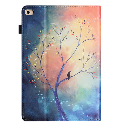 For iPad Air (2013)  /  Air 2  /  9.7-inch (2017)  /  (2018) Anti-Drop PU Leather Tablet Stand Case Pattern Printing Cover Card Holder