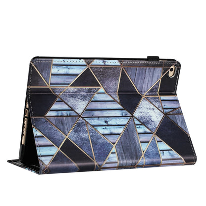 For iPad Air (2013)  /  Air 2  /  9.7-inch (2017)  /  (2018) Anti-Drop PU Leather Tablet Stand Case Pattern Printing Cover Card Holder