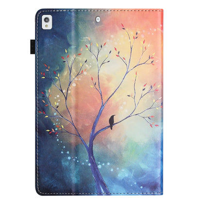 For iPad 10.2 (2020)  /  (2019)  /  Air 10.5 inch (2019) Pattern Printing PU Leather Tablet Stand Case Litchi Texture Cover