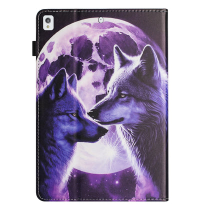 For iPad 10.2 (2020)  /  (2019)  /  Air 10.5 inch (2019) Pattern Printing PU Leather Tablet Stand Case Litchi Texture Cover