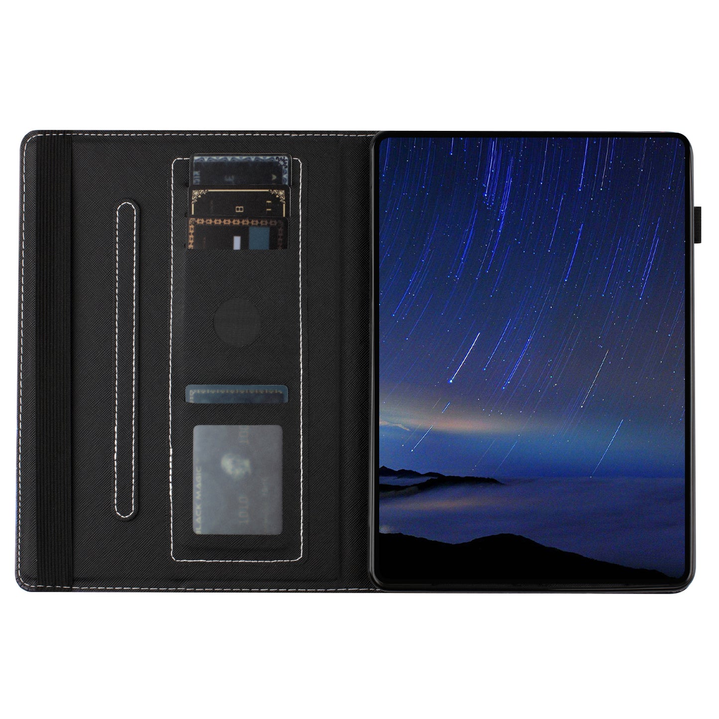 For iPad 10.2 (2020)  /  (2019)  /  Air 10.5 inch (2019) Pattern Printing PU Leather Tablet Stand Case Litchi Texture Cover