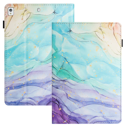 For iPad 10.2 (2020)  /  (2019)  /  Air 10.5 inch (2019) Pattern Printing PU Leather Tablet Stand Case Litchi Texture Cover