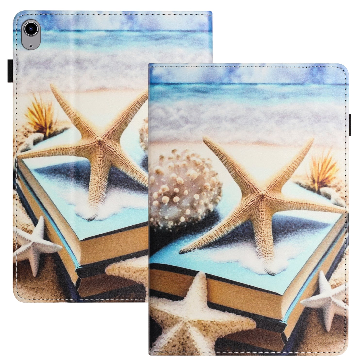 For iPad mini (2021) Drop-Proof PU Leather TPU Tablet Case Stand Pattern Printing Well-Protected Cover
