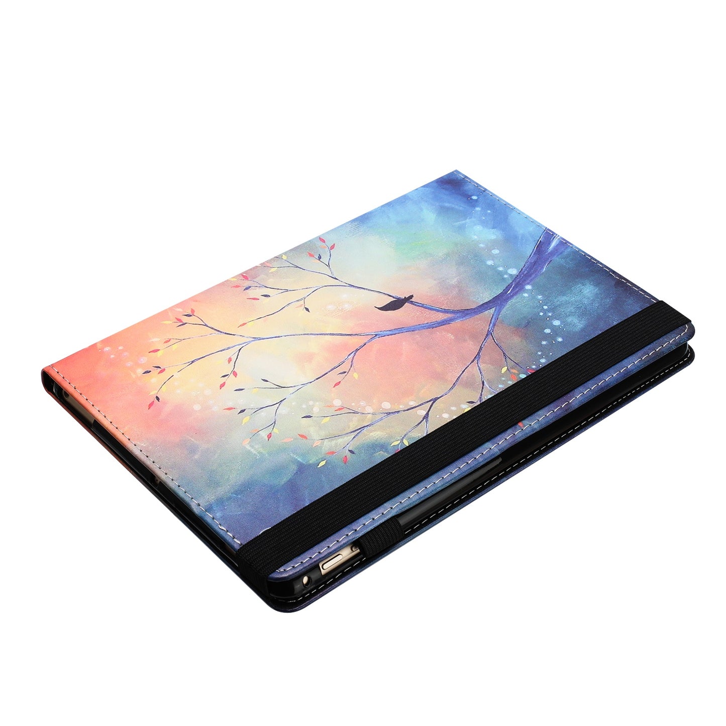 For iPad mini (2021) Drop-Proof PU Leather TPU Tablet Case Stand Pattern Printing Well-Protected Cover