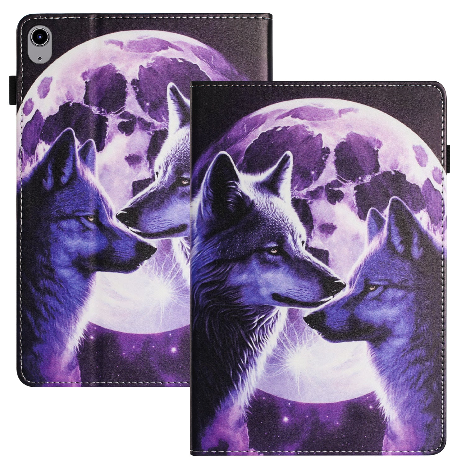For iPad mini (2021) Drop-Proof PU Leather TPU Tablet Case Stand Pattern Printing Well-Protected Cover