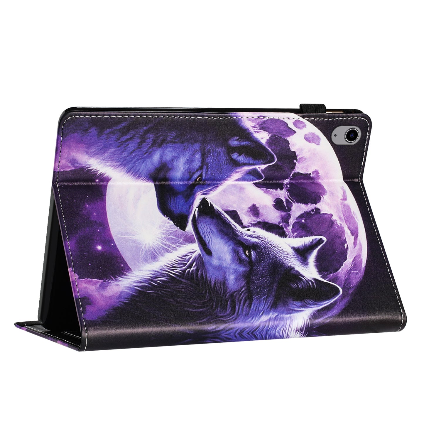For iPad mini (2021) Drop-Proof PU Leather TPU Tablet Case Stand Pattern Printing Well-Protected Cover