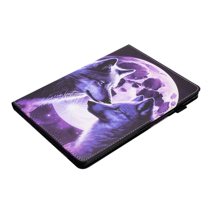 For iPad mini (2021) Drop-Proof PU Leather TPU Tablet Case Stand Pattern Printing Well-Protected Cover