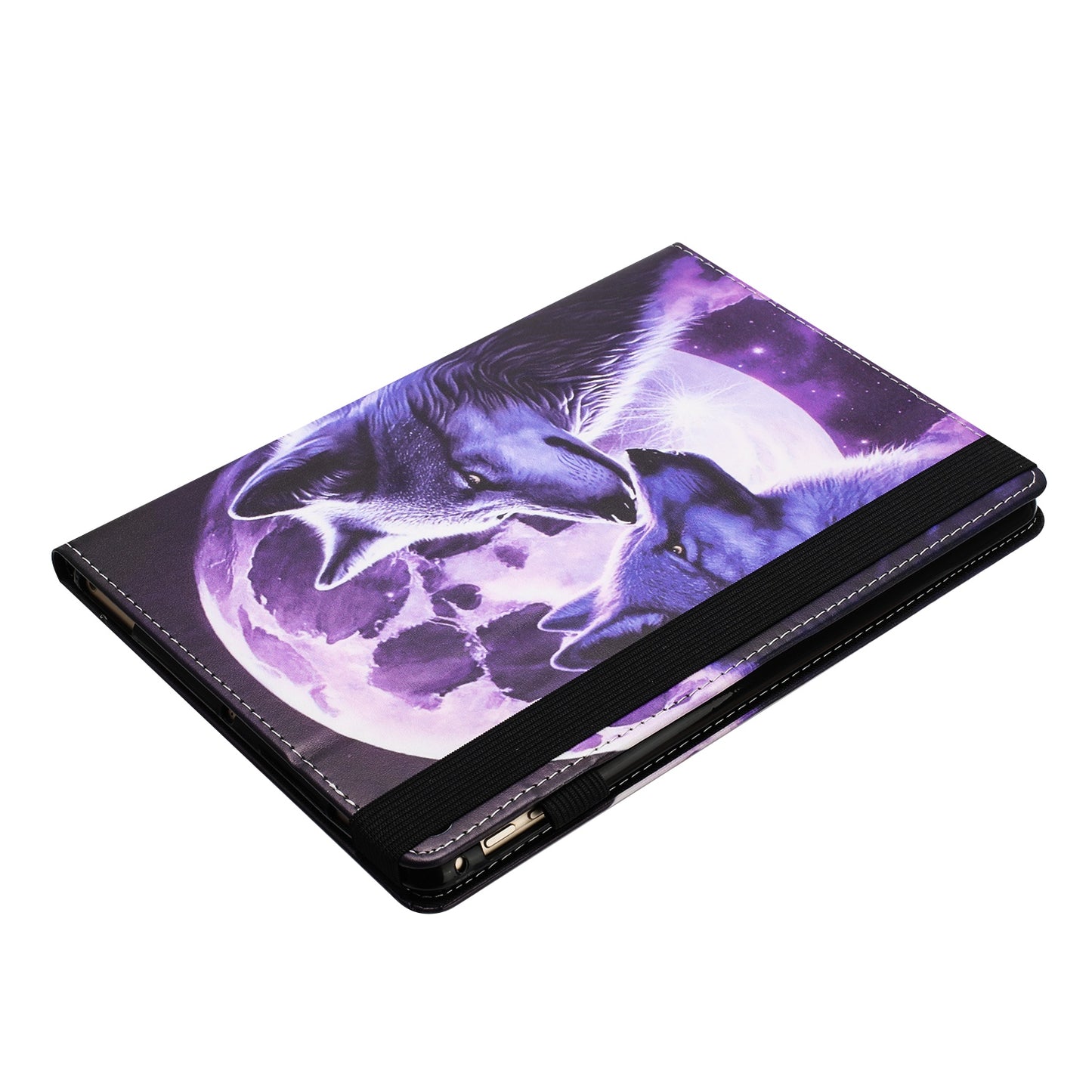 For iPad mini (2021) Drop-Proof PU Leather TPU Tablet Case Stand Pattern Printing Well-Protected Cover