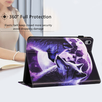 For iPad mini (2021) Drop-Proof PU Leather TPU Tablet Case Stand Pattern Printing Well-Protected Cover