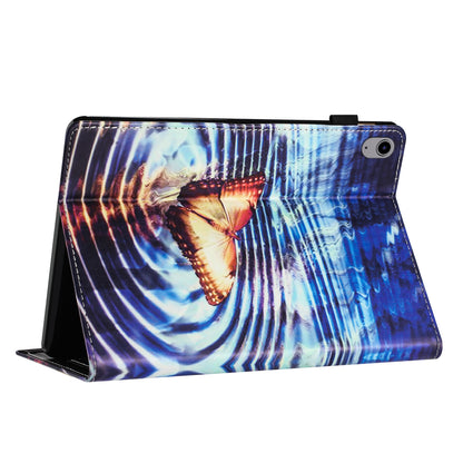 For iPad mini (2021) Drop-Proof PU Leather TPU Tablet Case Stand Pattern Printing Well-Protected Cover