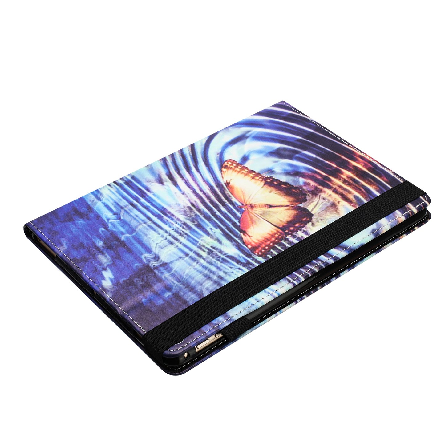 For iPad mini (2021) Drop-Proof PU Leather TPU Tablet Case Stand Pattern Printing Well-Protected Cover