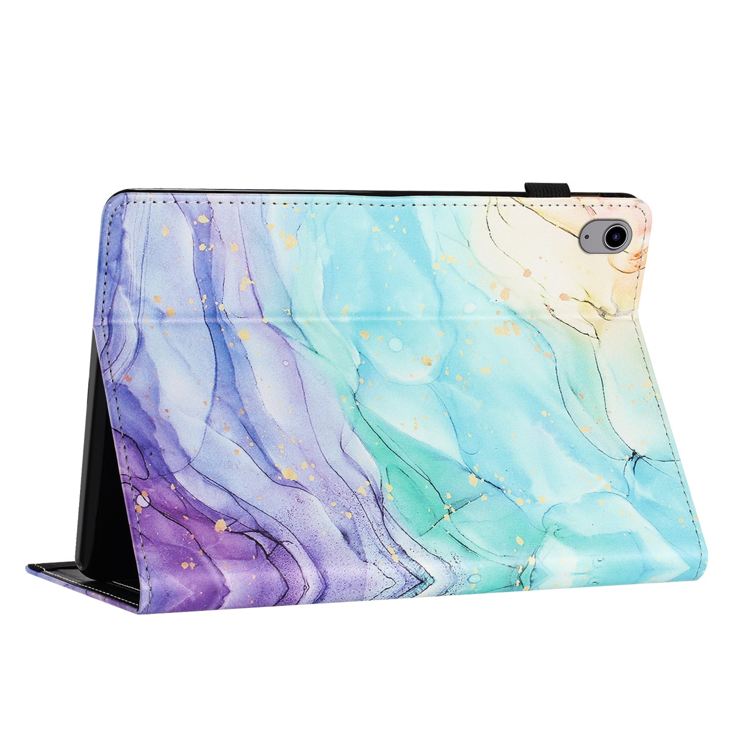 For iPad mini (2021) Drop-Proof PU Leather TPU Tablet Case Stand Pattern Printing Well-Protected Cover