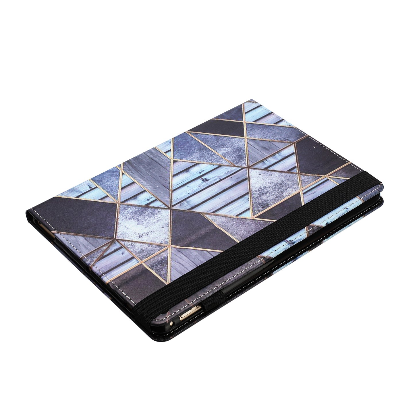 For iPad mini (2021) Drop-Proof PU Leather TPU Tablet Case Stand Pattern Printing Well-Protected Cover