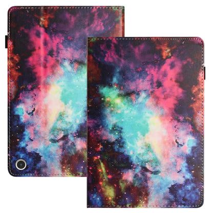 For Amazon Fire Max 11 Full Protection PU Leather Tablet Case Pattern Printing Stand Tablet Protector
