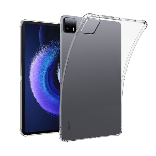 Clear Case for Xiaomi Pad 6 Max 14 , Reinforced Corners Soft TPU Protective Cover