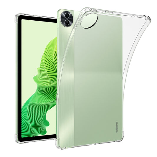 For Realme Pad 2 Soft TPU Tablet Case Transparent Cover Anti-drop Reinforced Corners Shell