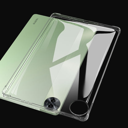 For Realme Pad 2 Soft TPU Tablet Case Transparent Cover Anti-drop Reinforced Corners Shell