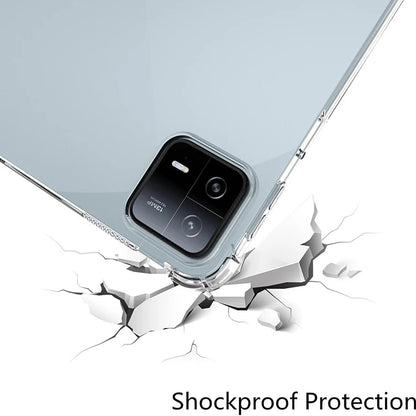 For Xiaomi Pad 6 Pro / Pad 6 Anti-drop Clear TPU Tablet Case + 2.5D Arc Edge Tempered Glass Screen Film