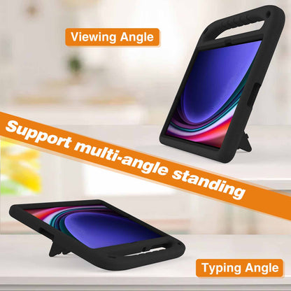 EVA Tablet Case for Samsung Galaxy Tab S7+ / S8+ / S9+ , Kids Friendly Hand Grip Kickstand Cover