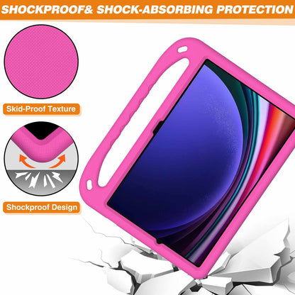 EVA Tablet Case for Samsung Galaxy Tab S7+ / S8+ / S9+ , Kids Friendly Hand Grip Kickstand Cover