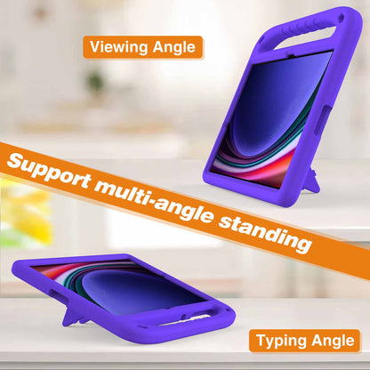 EVA Tablet Case for Samsung Galaxy Tab S7+ / S8+ / S9+ , Kids Friendly Hand Grip Kickstand Cover