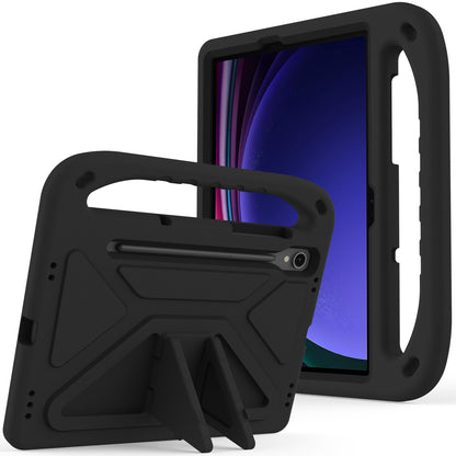 Handle EVA Case for Samsung Galaxy Tab S7 / S8 / S9 , Shockproof Kickstand Tablet Cover