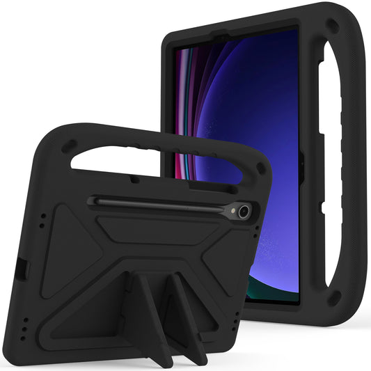 Handle EVA Case for Samsung Galaxy Tab S7 / S8 / S9 , Shockproof Kickstand Tablet Cover