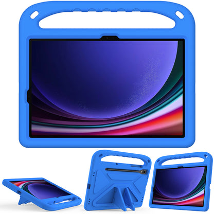 Handle EVA Case for Samsung Galaxy Tab S7 / S8 / S9 , Shockproof Kickstand Tablet Cover