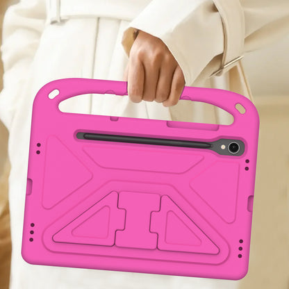 Handle EVA Case for Samsung Galaxy Tab S7 / S8 / S9 , Shockproof Kickstand Tablet Cover