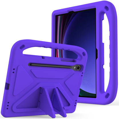 Handle EVA Case for Samsung Galaxy Tab S7 / S8 / S9 , Shockproof Kickstand Tablet Cover