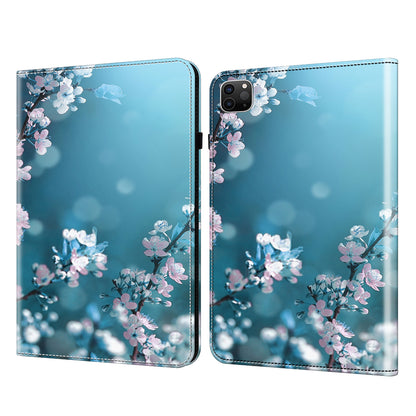 For iPad Pro 11 (2020) / (2021) / (2022) / iPad Air (2020) / (2022) PU Leather Flip Cover Pattern Printing Tablet Case with Stand