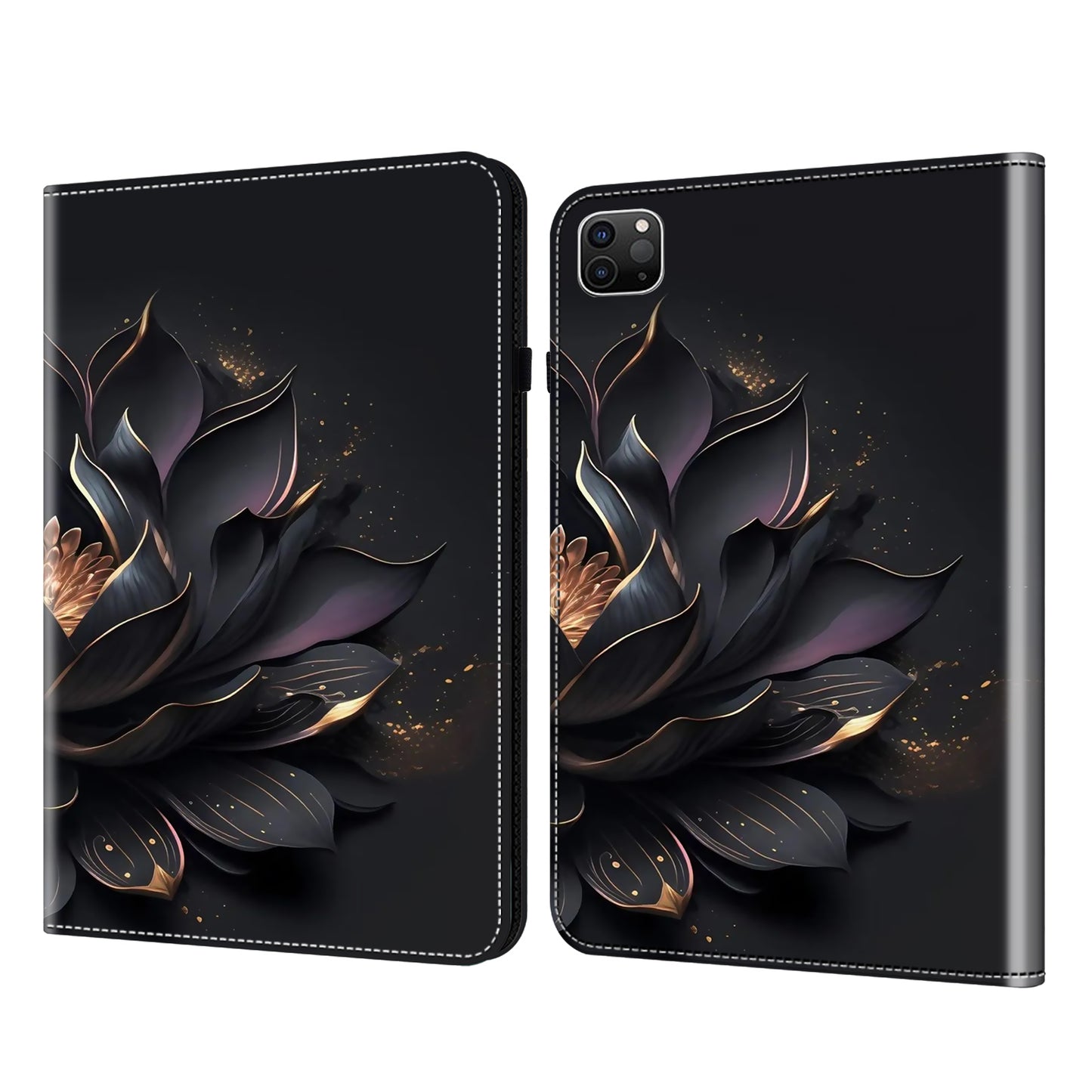 For iPad Pro 11 (2020) / (2021) / (2022) / iPad Air (2020) / (2022) PU Leather Flip Cover Pattern Printing Tablet Case with Stand